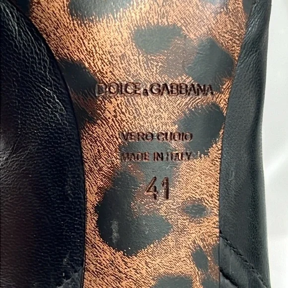 DOLCE & Gabbana black Stretch leather jersey ankle boots size 41 - Picture 9 of 17